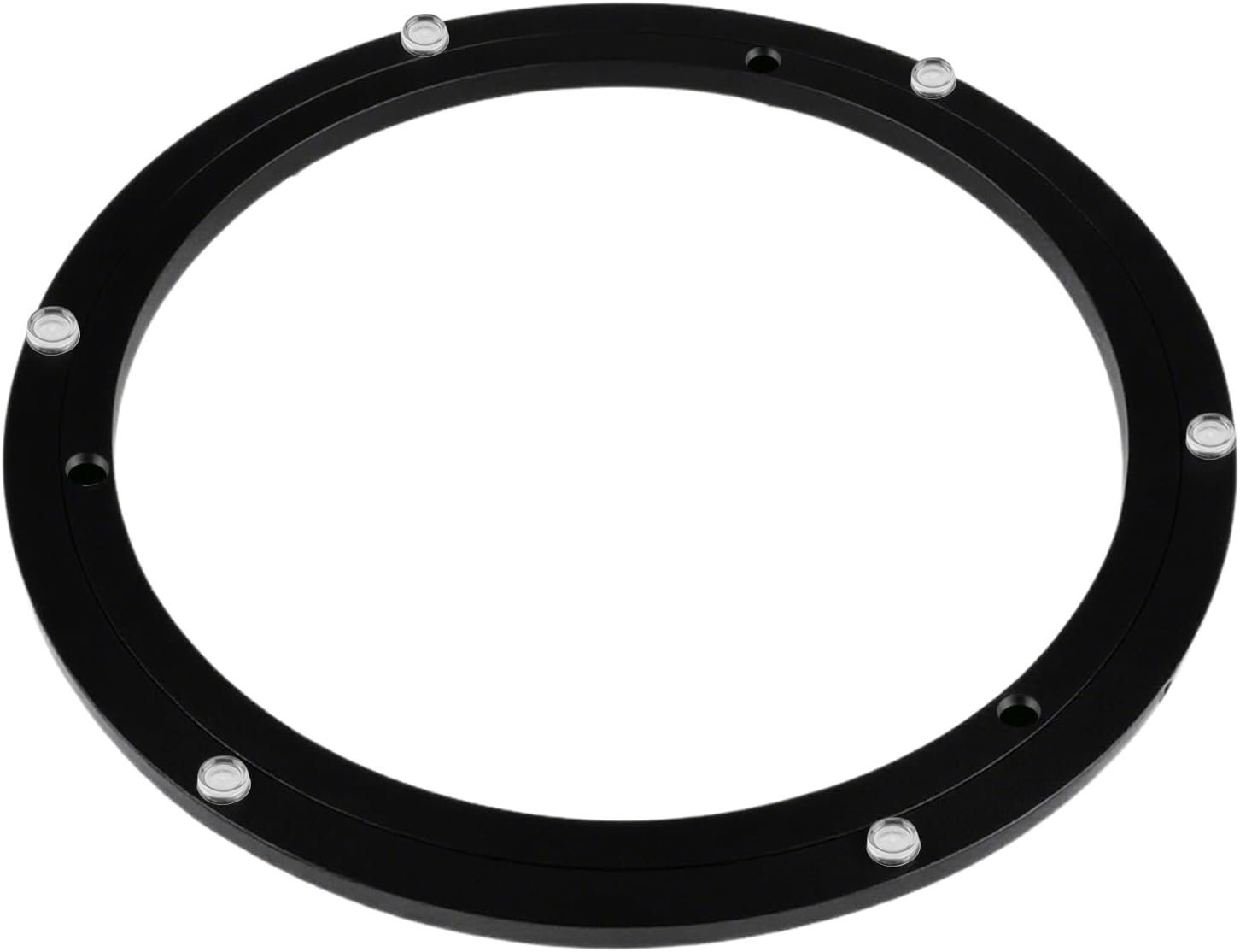 12 Inch Lazy Susan Hardware Heavy Duty Metal Rotating Hardware Turntable Bearing Ring 300mm Turntable Lazy Susan Parts Mechanism for Cabinets,Table Top and Craft (Base Only, Black)