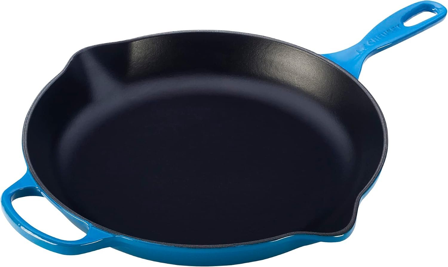 Le Creuset Enameled Cast Iron Signature Round Skillet, 11.75″, Marseille