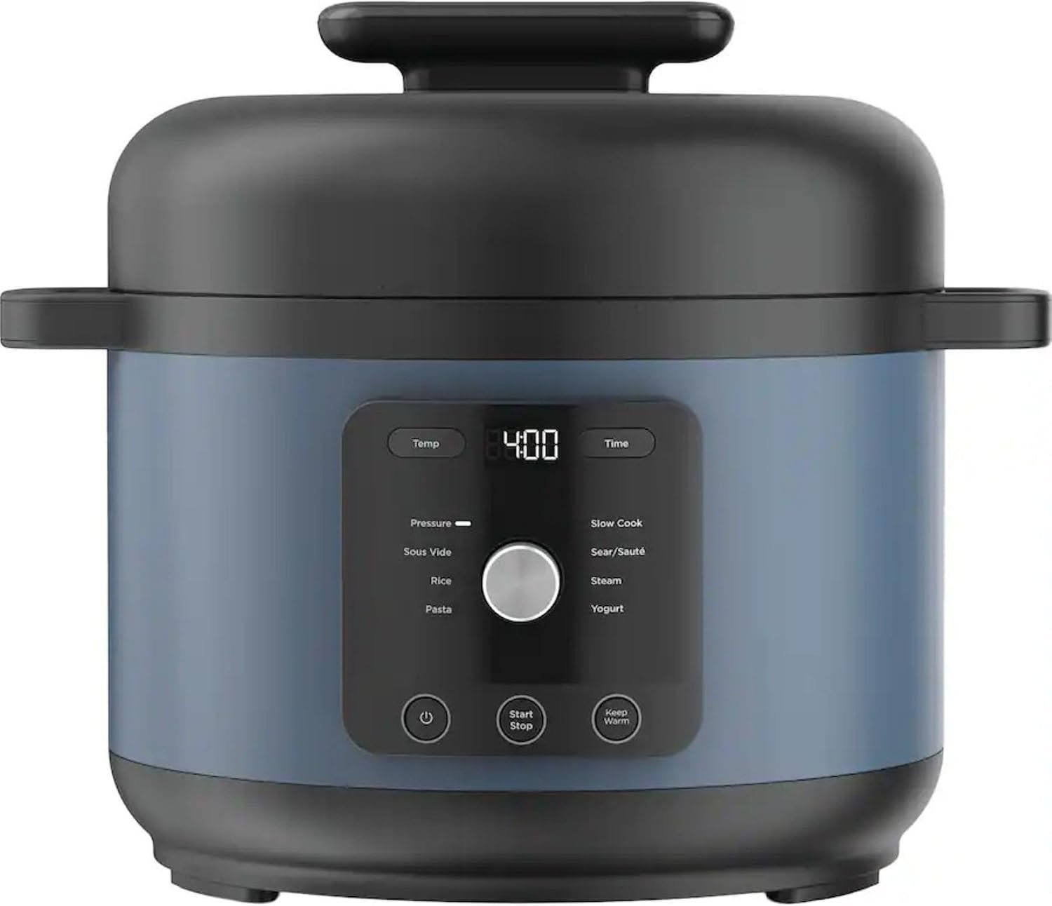 Hyper-Heat Pressure Cooker – 6.5 Quart Multi-Cooker with 9 Programmable Functions, 1200W Power, SimpliServe Pot for Family Meals, Electric Pressure Cooker for Fast and Healthy Cooking (Blue)