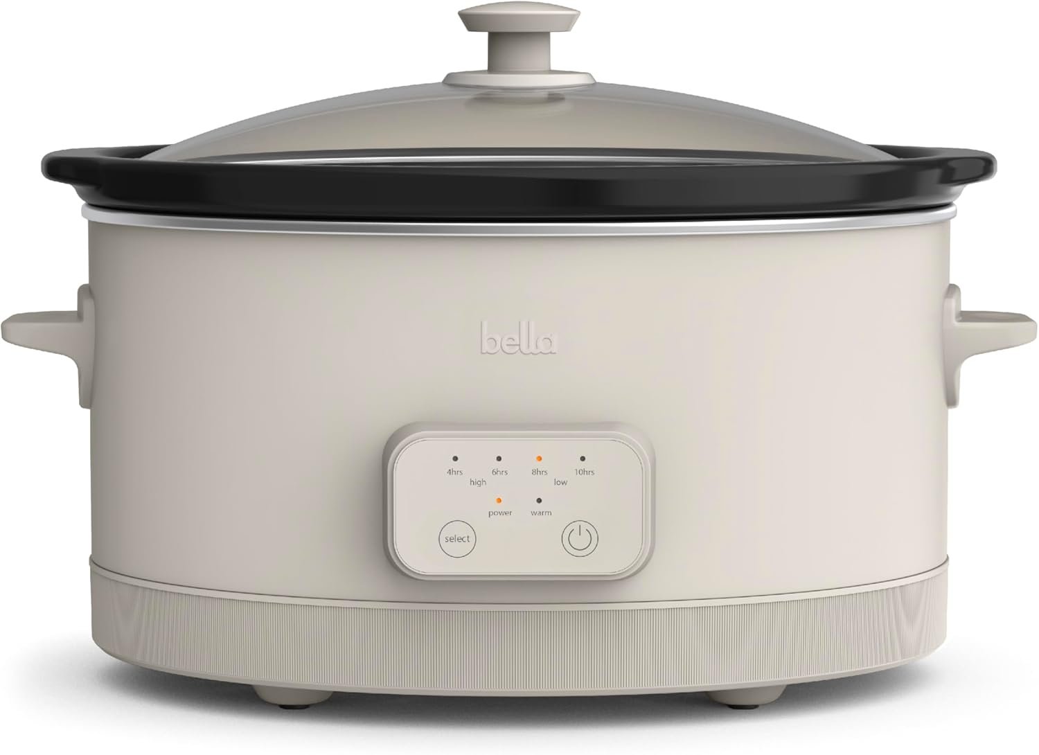 bella SAVOR 6qt Programmable Slow Cooker, Oatmilk