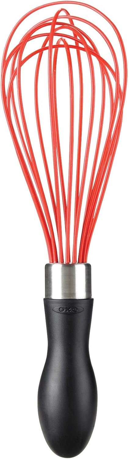 OXO Good Grips 9-Inch Silicone Whisk – Red