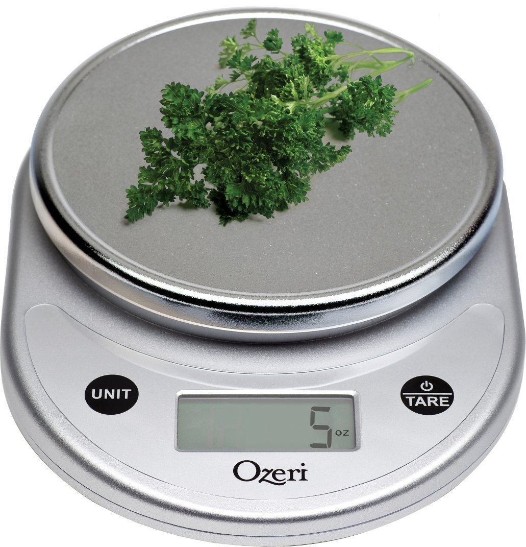 Ozeri® Pronto® Kitchen and Food Scale with Variable Graduation Technology® | Recognized by experts — Winner of awards from the Food Network, The New York Times’ Wirecutter, CNN Underscored, and others.