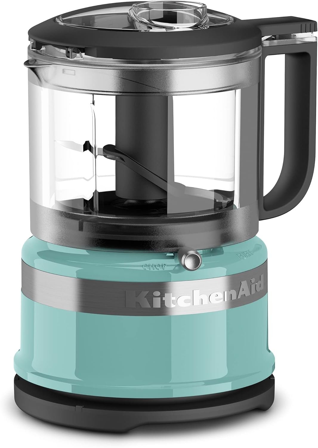 KitchenAid 3.5 Cup Food Chopper KFC3516AQ, Aqua Sky | Dishwasher-safe Work Bowl, Stainless Steel Multi-Purpose Blade, 2 Speeds Plus Pulse, Easy Cord Wrap