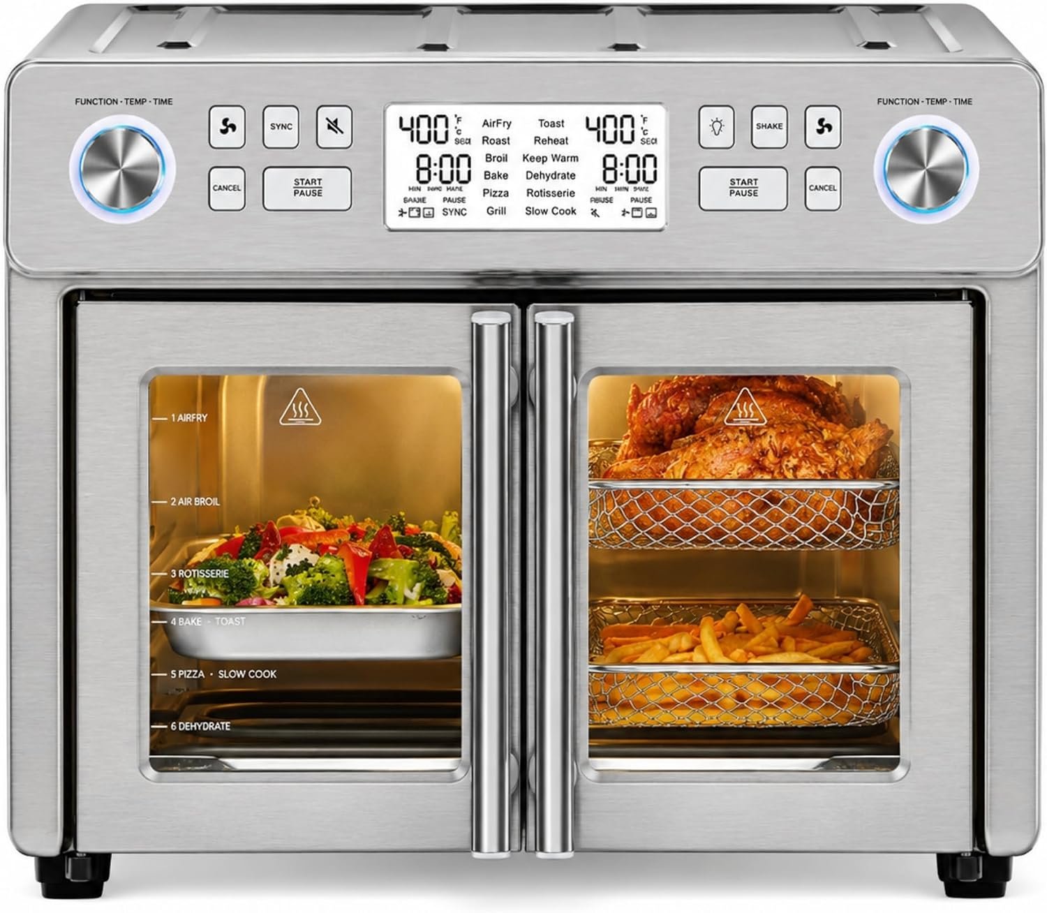 Emeril Lagasse Dual Zone Technology 25QT Air Fryer Oven