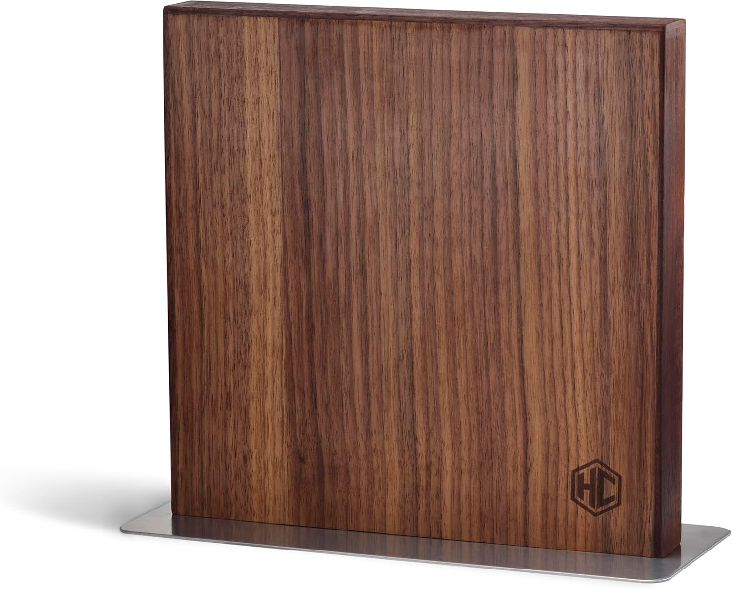 HexClad 13″ Magnetic Walnut Kitchen Knife Block Holder