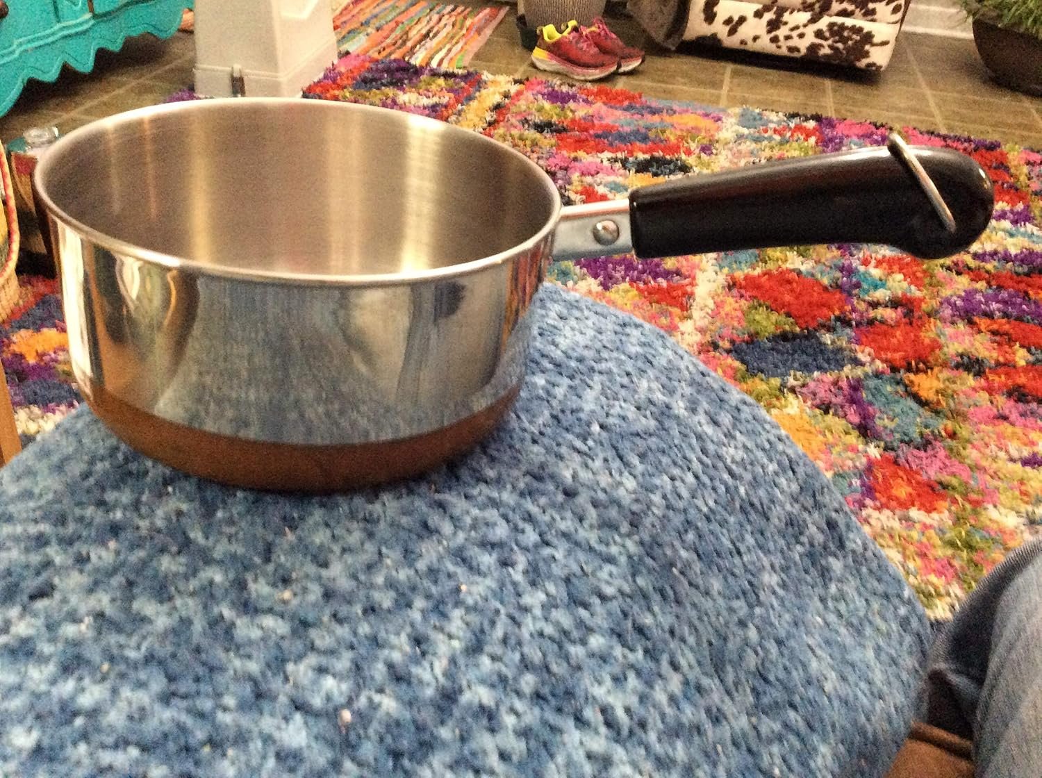 Revere Copper Clad Bottom 1-Quart Saucepan