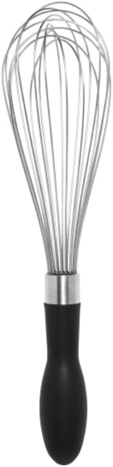 OXO Good Grips Balloon Kitchen Whisk – Stainless Steel, 11 Inch | Comfortable Non-Slip Handle, For Eggs, Baking, Sauces, Cooking Whisk, Kitchen Tools
