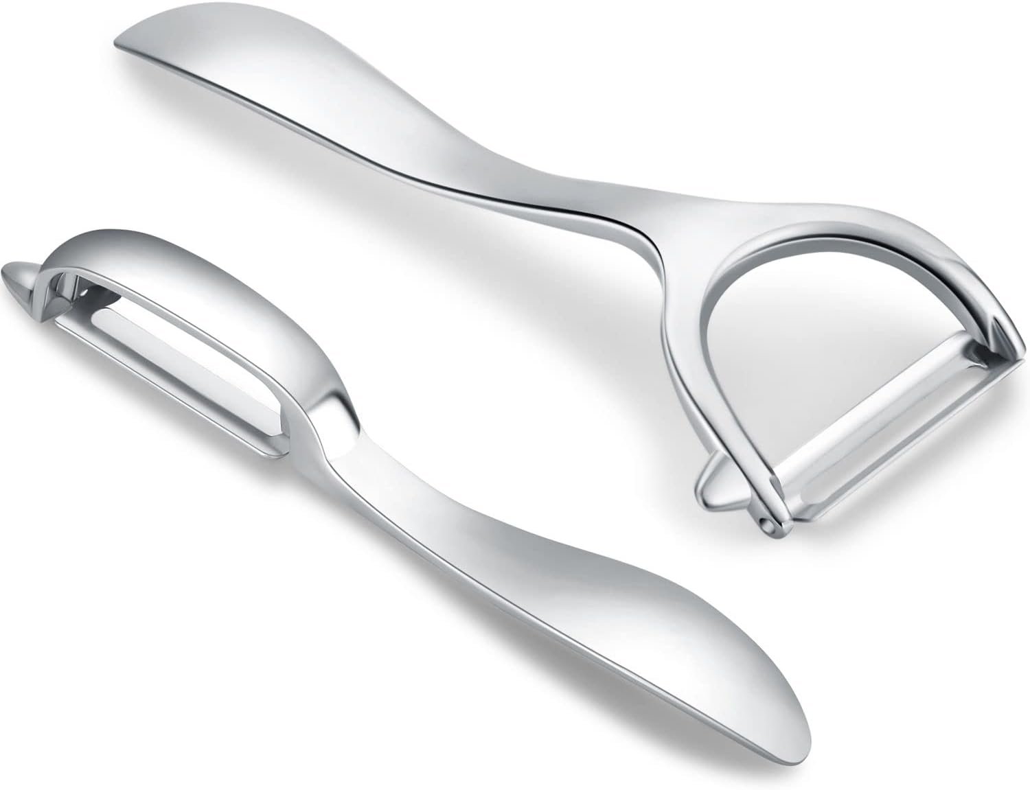 Set of 2 Stainless Steel Vegetable Peeler,Y-Shaped and I-Shaped Stainless Steel Peelers For Potatoes, All Fruits & Veggies¡­ | Set of 2,Y-Shaped and I-Shaped
