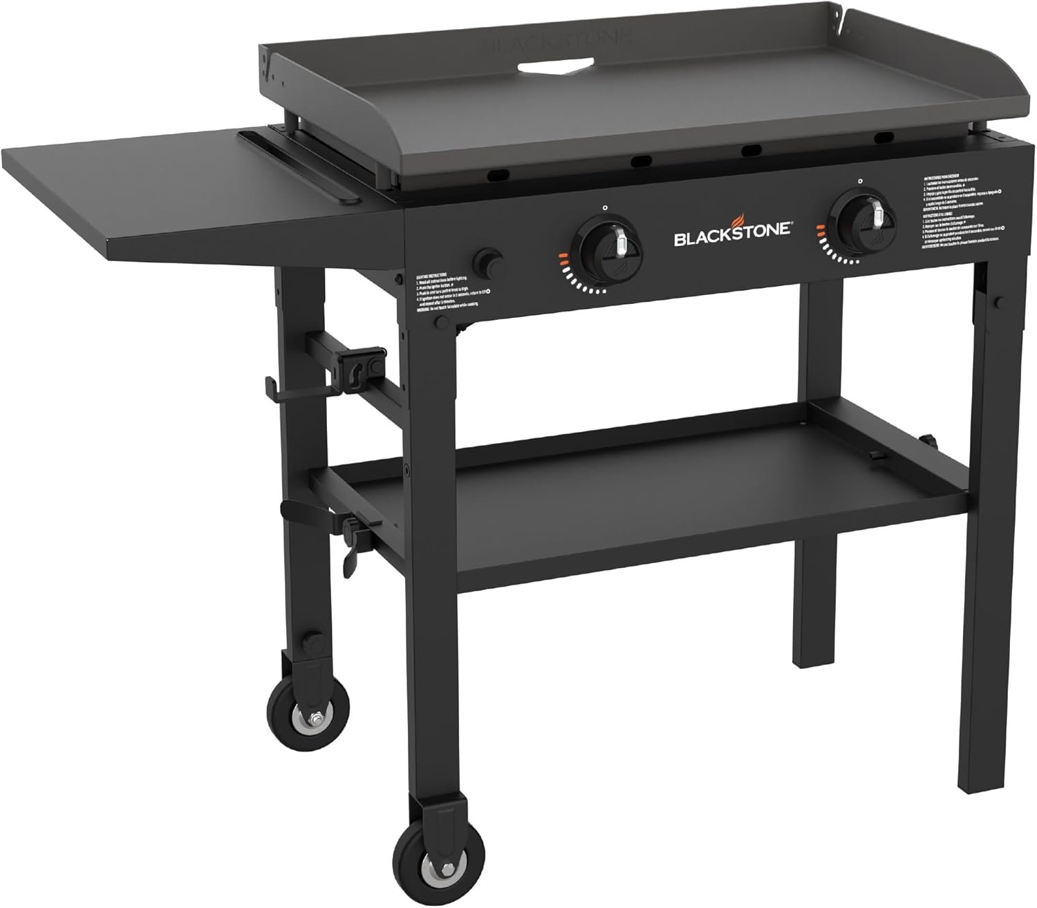 Blackstone 1517 Original 28″ Omnivore Griddle, Black | Propane Fuelled, Rear Grease Management System, Outdoor Griddle Station, For Camping