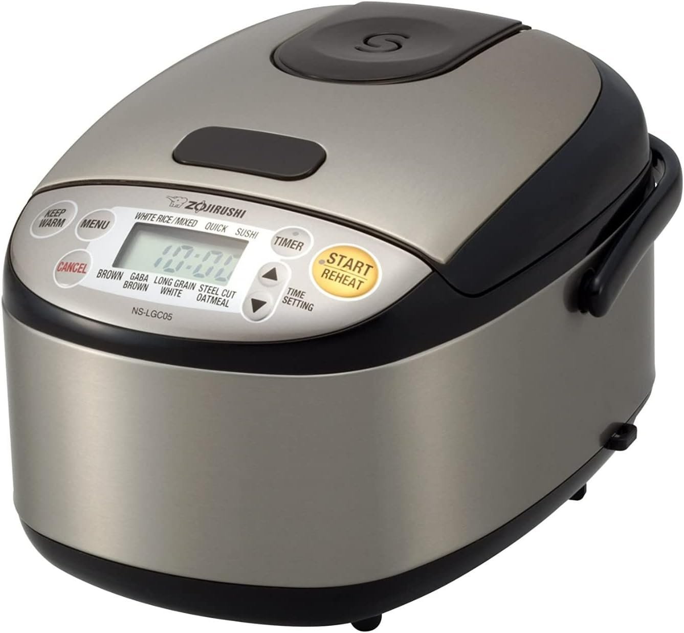 Zojirushi Micom 3-Cup Compact Size, Multiple Settings, Stainless Steel Made, Built-In Retractable Power Cord and Easy to Transport Rice Cooker and Warmer | Multiple settings, retractable power cord, easy transport
