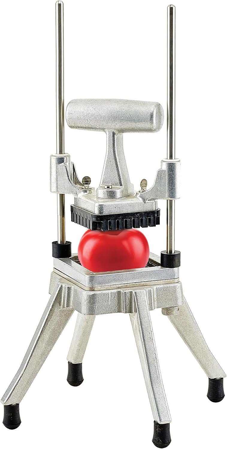 Winco 3/8″ Quick Manual Chopper/Dicer | Razor sharp blades, Easy grip handle, Non-slip feet