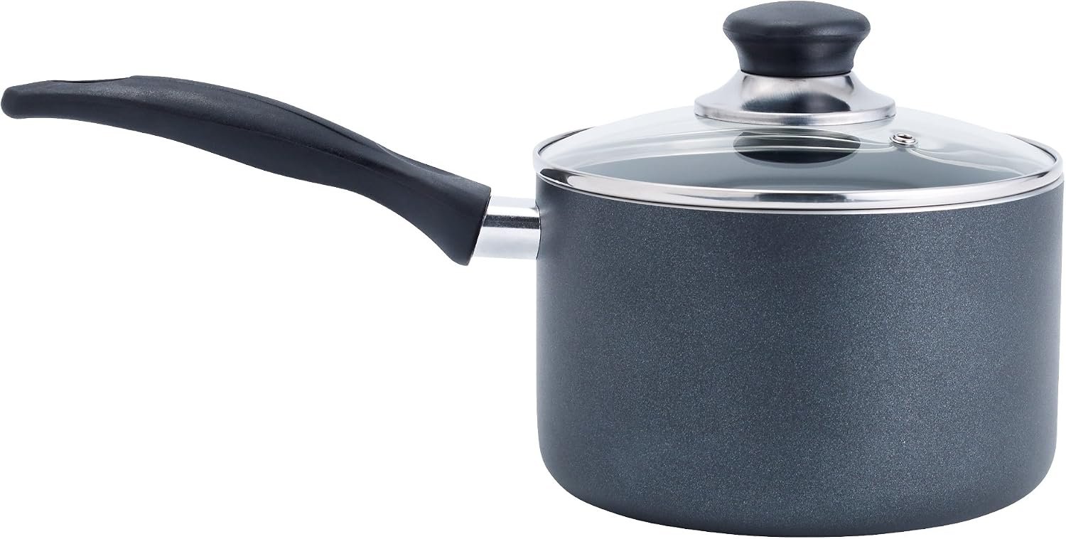 T-fal Specialty Nonstick 3 qt Saucepan with Glass Lid, Oven Safe
