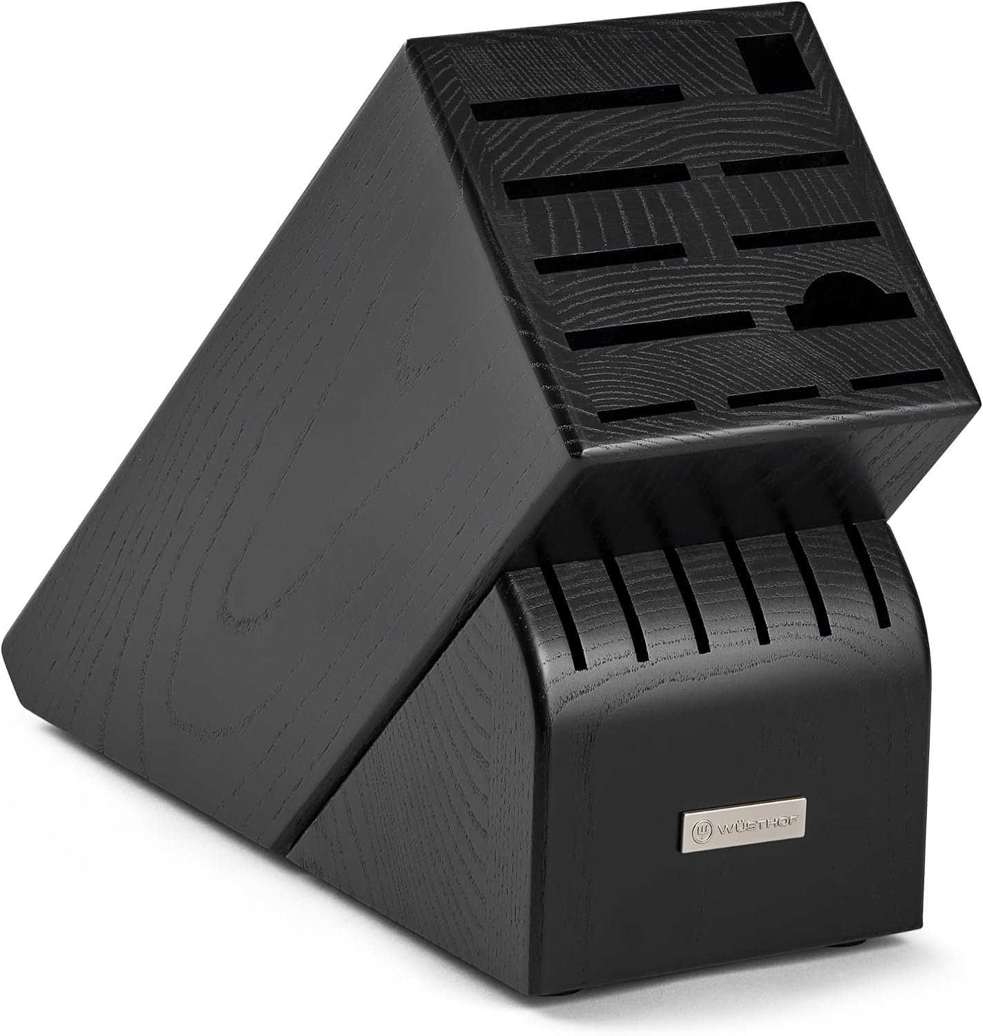 WÜSTHOF 17-Slot Black Knife Storage Block
