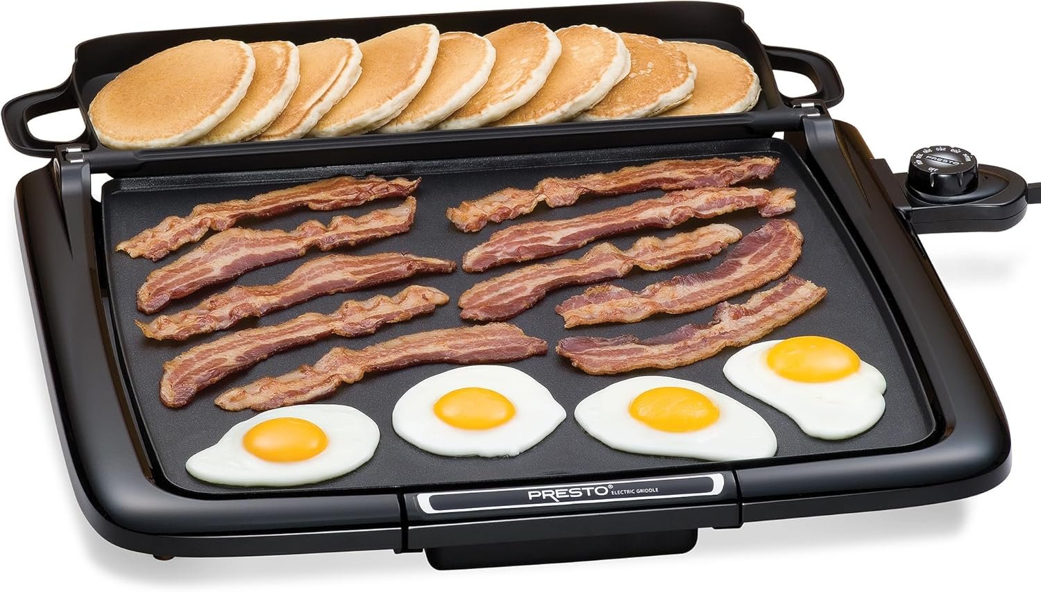 Presto 07023 Cool-Touch Electric Griddle and Warmer Plus