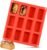 Silicone Mini Loaf pan, Mini Bread Pan Brownie Pan, 12 Cavities Nonstick Food Grade Silicone Mold for Baking Bread, Brownie, Cornbread, Cheesecake and Chocolate (1 Pack)