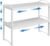 Set of 2 Expandable Kitchen Cabinet Shelves Organizers, Stackable Adjustable Small Storage Shelf Rack Stand For Pantry Cabinet Cupboard Kitchen Counter Organization, 22 lbs Capacity, Length:20.5″