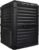 80 Gallon (300L) Large Capacity Static Compost Bin – Sturdy Outdoor Waste Composter with Easy-Access Hatch, Efficient Aeration System for Fast Organic Fertilizer Creation, Black