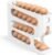 FIFO Egg Holder for Fridge, Egg Organizer for 28 Large Size Eggs | 1-Pack Auto Rolling Egg Dispenser for Refrigerator, Space-Saving Egg Roller/Container/Storage for Kitchen Countertop