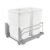 Rev-A-Shelf Double Pullout Trash Can w/Soft-Close Slides, 14.5″ Min Opening | Large Capacity Garbage/ Recycling Waste Bins for Under Kitchen Cabinets, Heavy Gauge Wire Construction, 53WC-1835SCDM-211