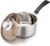 TeamFar Saucepan with Lid, 2 qt Sauce Cooking Pot Milk Pan Stainless Steel | Professional with Long Heatproof Handle for Home Kitchen Restaurant, Healthy & Non Toxic, Multi-use & Dishwasher Safe