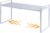 Expandable Cabinet Shelf Organizer Riser for Kitchen Pantry Cupboard Under Sink Countertop (White, 8.2’’D * 12.2-21.6’’W * 10.4’’H)