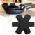 6Pcs Heavy Duty Cookware Protectors, 3 Sizes Reusable Felt Pads, Non Slip Scratch Resistant Mat for Pots Pans