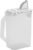Buddeez Kitchen Pantry Container – Easy Grip Handle for Mess Free Use – Flour and Sugar Storage Made Simple – 4 Quart White Lid