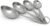 Lindy’s MPC4 4-Piece Stainless Steel Measuring Scoop Set,Silver, 9 inches long