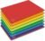 Cutting Board Mats Flexible Plastic Colored Mats with Food Icons, Fotouzy BPA-Free, Non-Porous, Anti-skid back and Dishwasher Safe, Set of 7 Rainbow – 7 Pieces