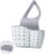 EC ELEGANTCHARM Kitchen Sink Caddy Sponge Holder Silicone Plastic Soap Holder Hanging Ajustable Strap Faucet Caddy with Drain Holes for Drying