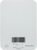 KitchenAid KQ914WH Glass Surface 11 Pound Capacity Digital Kitchen and Food Scale, Scale for Food Ounces and Grams, Dry and Liquid Ingredients, White