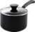 Cook N Home Basic 3 Quart Nonstick Saucepan with Glass Lid, Non Stick Aluminum Sauce Pan, Multi-Purpose Milk Chocolate Cooking Pot with Stay-Cool Handle, Black | Nonstick Aluminum Sauce Pan, Multi-Purpose Milk Chocolate Cooking Pot with Stay-Cool Handle