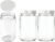 32oz Extra Wide Mouth Glass Storage Jar with BPA-Free Plastic Lid – Quart Size Airtight Mason Jar for Kitchen, Pantry, and Food Storage (Set of 3)