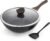 Kordisen Nonstick Wok with Lid, 12 Inch Woks & Stir-fry Pans, Granite Stone Coating for Cooking, Induction Cookware, Compatible with All Stovetops, PFOA Free