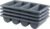 4 Pack Plastic Commercial Cutlery Bin, 4 Compartment Silverware Bin | Heavy Duty, Silverware Organizer for Restaurant, Cafeteria, Canteen