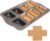 Mini Loaf Baking Pans Set 8-Cavity with 200 PCS Parchment Liners, Nonstick Bakeware Rectangle Bread Pan, Heavy Duty Banana Bread Pan, Grey