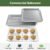 Baking Sheet with Cooling Wire Rack Set, Stainless Steel 2 Pans + 2 Racks | 16x12x1 Inches Baking Sheet Pan with Nonstick, Warp Resistant, Heavy Duty Design for Baking, Roasting, and Cooking