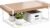 Under Shelf Basket, 15″ Metal Under Shelf Storage, Space Saving Cabinet Organizers and Storage for Kitchen Pantry, Bookshelf, Cabinet, Bathroom,White