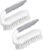 SetSail Scrub Brush, Heavy-Duty Scrub Brushes for Cleaning with Stiff Bristles Cleaning Brush for Shower, Bathroom, Carpet, Kitchen and Bathtub Scrubber – 2 Pack | Durable Bristles Ergonomic Non-Slip Tpr Grip. U-Style Hanging Loop for Storage. Use for Shower, Tub, Tile, Kitchen, Carpet.