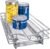 LYNK PROFESSIONAL® Pull Out Cabinet Organizer, 11″ x 21″ Slide Out Cabinet Organizer Pull Out Drawer – Pull Out Shelves for Kitchen Cabinets – Under Sink Organizers – Lifetime Ltd. Warranty, Chrome