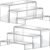 FUNFERY Acrylic Display Risers, 2 Set(7.8″ L~8.2″ L~8.6″ L) Display Shelf | Acrylic Stand for Cupcake, Clear Acrylic Stands for Dessert, Jewelry, Candy Showcase, 3 Tier Action Figure Stand