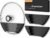 Universal Pot Lid Organizer for Cabinet – Upgraded Patented Niceyos 3 Pack Inside Cabinet Door Wall Mount Pan Top Storage Organizer Rack Holder for Kitchen, Fits 6″ to 13″ (Black)
