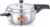 Prestige 5L Alpha Deluxe Induction Base Stainless Steel Deep Pressure Pan, 5.0-Liter, Silver