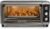 BLACK+DECKER TO3250XSBD 8-Slice Extra Wide Convection Countertop Toaster Oven, Includes Bake Pan, Broil Rack & Toasting Rack, Stainless Steel/Black