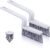 Lumkew Grout Cleaner Brush V Shape, Stiff Grout Cleaning Brushes for Tile Floor, Handheld Grout Scrub Brush Set for Shower, Bathroom, Kitchen, Household Use,2 pcs | Stiff Grout Cleaning Brushes For Tile Floor, Handheld Grout Scrub Brush Set For Shower, Bathroom, Kitchen, Household Use