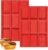 Silicone Mini Loaf Pan, Non-Stick Bread Pan, 9 Cavity Silicone Bread Baking Mold for Mini Loaf Cake, Bread, Chocolate, Meatloaf, Cornbread, Brownie, Muffin, Rectangle Soap Bar Pack of 2