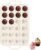 Silicone Mini Muffin Pan With Metal Reinforced Frame – 24 Cups Durable Silicone Cupcake Pan for Muffin, Cupcakes, BPA Free and Dishwasher Safe – 1 Piece Beige with Rainbow Spots