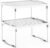 ums Kitchen Shelves Cabinet Organizer, Stackable Freezer Rack, Cupboard Box Organizer, Shelf Riser, Usable Storage Rack for Spice, Fridge Shelf Riser, (12×11 inch), Pack of 2