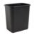 United Solutions 7.7 Gallon Trash Wastebasket, Black, Under Desk | Slim 30.8-quart bin fits small spaces in offices, kitchens, dorms, and homes with an easy-to-clean design