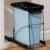 Pull Out Trash Can Under Cabinet, Heavy Duty Under Sink Organizer, Black | Holds 35-40 Qt Can, Smooth Ball-Bearing Slide, Up 100 Lbs Capacity, Requires 13″W X 18″D Cabinet Opening, Can Not Included